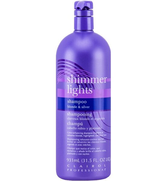 Clairol Shimmer Lights Shampoo Blonde & Silver – 931ml