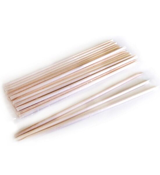 Silkline Birchwood Sticks Beveled Tips 7″ (17.5 cm) – 144/Bag
