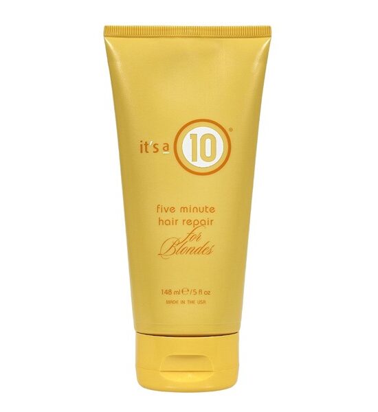 It’s a 10 Five Minute Hair Repair for Blondes – 148ml