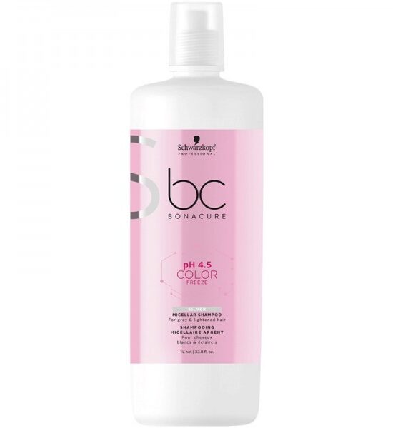 BC Bonacure pH 4.5 Color Freeze Silver Micellar Shampoo – 1L