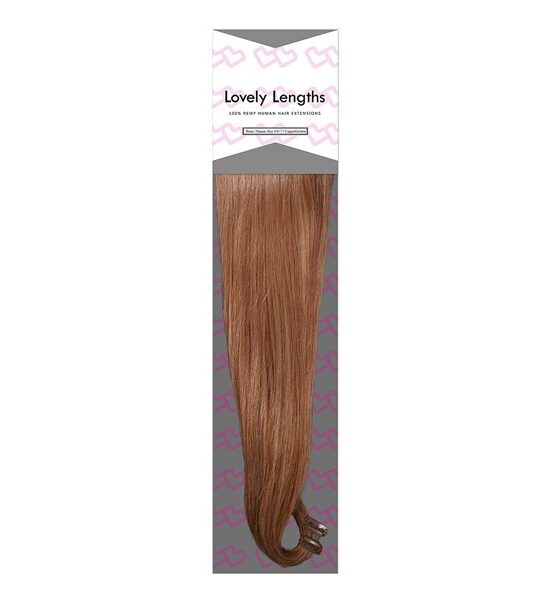 Lovely Lengths Clip-In Extensions 16 Inch 3027 Copper Gold