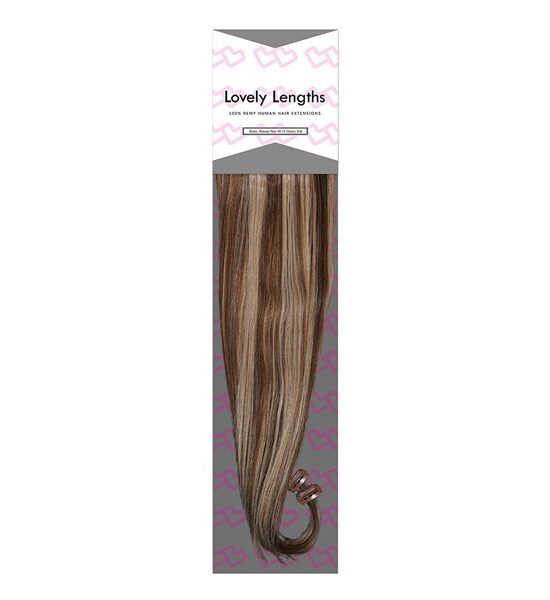 Lovely Lengths Clip-In Extensions 16 Inch 816 Honey Ash