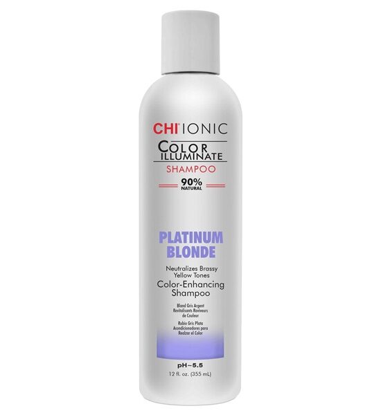 CHI Color Illuminate Platinum Blonde Shampoo – 355ml