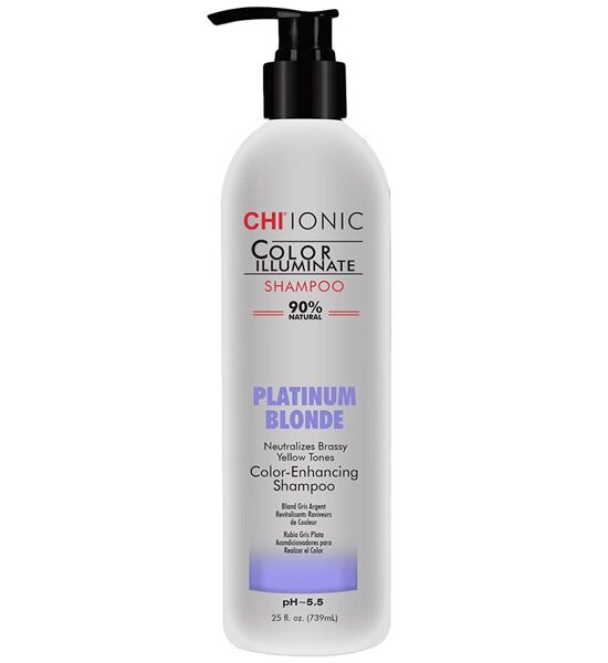 CHI Color Illuminate Platinum Blonde Shampoo – 739ml
