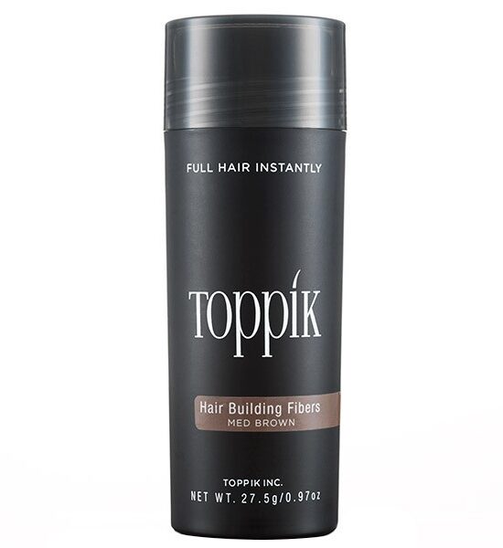 TOPPIK Hair Building Fibers – 27.5g (Medium brown)