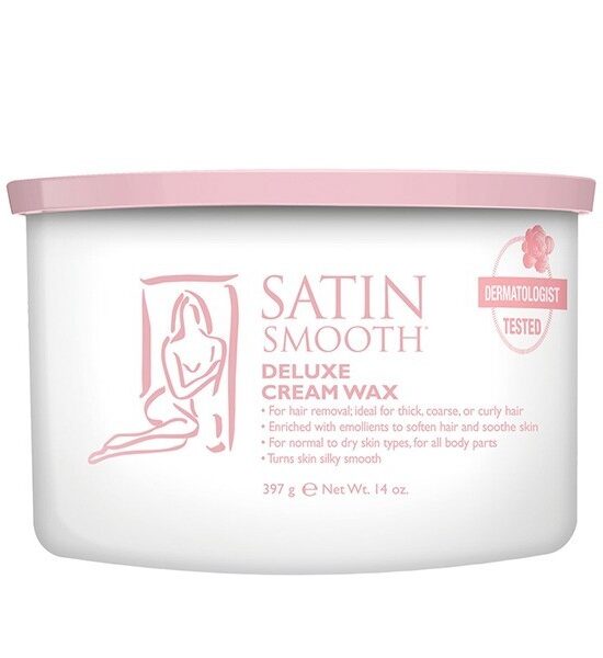Satin Smooth Deluxe Cream Wax – 397g – SSW14CRG