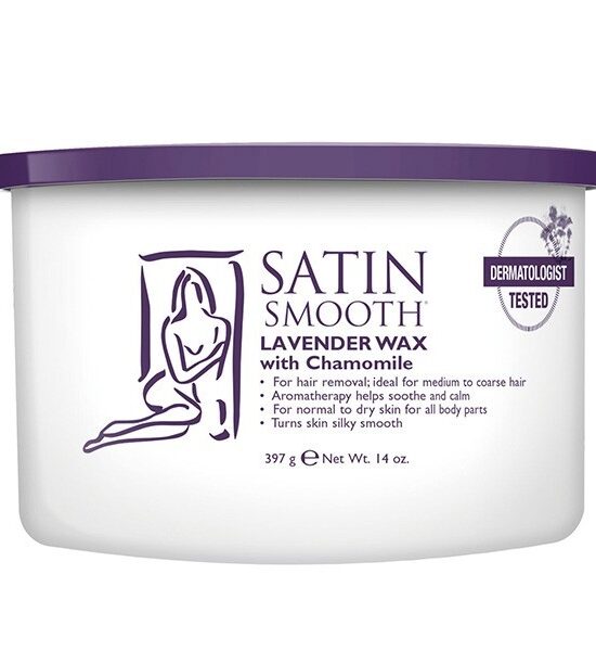 Satin Smooth Lavender Chamomile Cream Wax – 397g – SSW14LWG