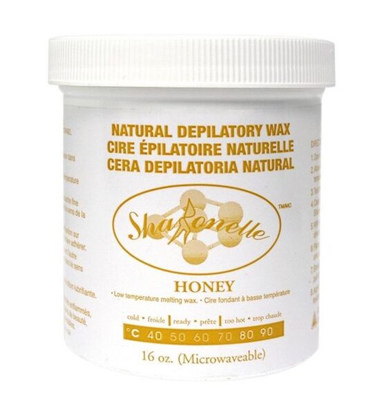 Sharonelle Microwave Natural Honey Soft Wax – 16oz