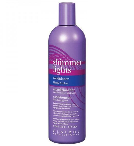 Clairol Shimmer Lights Blonde & Silver Conditioner – 473ml