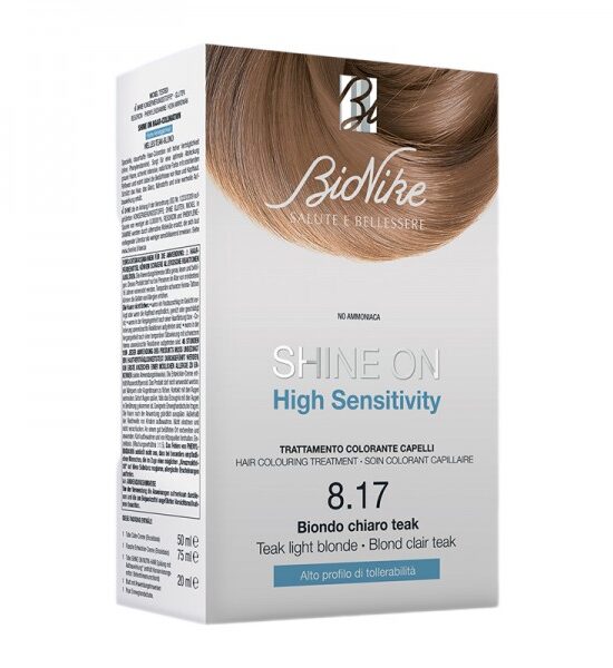 BioNike Shine On HS Hair Colouring Treatment – 8.17 Teak Light Blonde