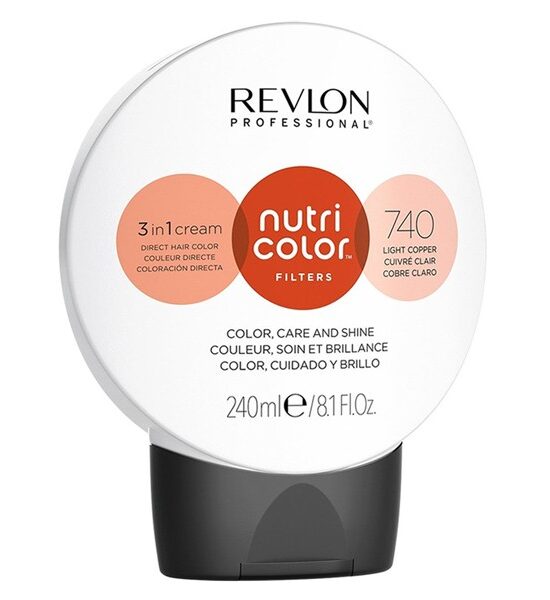 NEW Revlon Professional Nutri Color Filters 740 Light Copper – 240ml